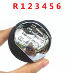 5/6 Speed Chrome Gear Shift Knob Lever Pen Gaiter Boot Cover For Opel Vectra C 2002 2003 2004 2005