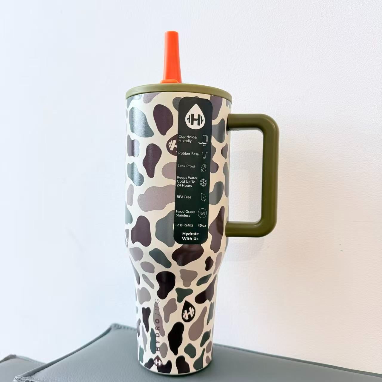 HydroJug Traveler Insulated Tumbler - Sand (40oz)