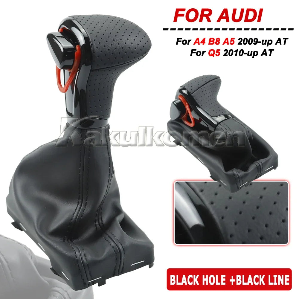 For Audi A4 B8 2009-up/A5 2008-up/Q5 2009-2015/A6 C6 2006-2011/A6L C7 2012-2018 car Leather GEAR