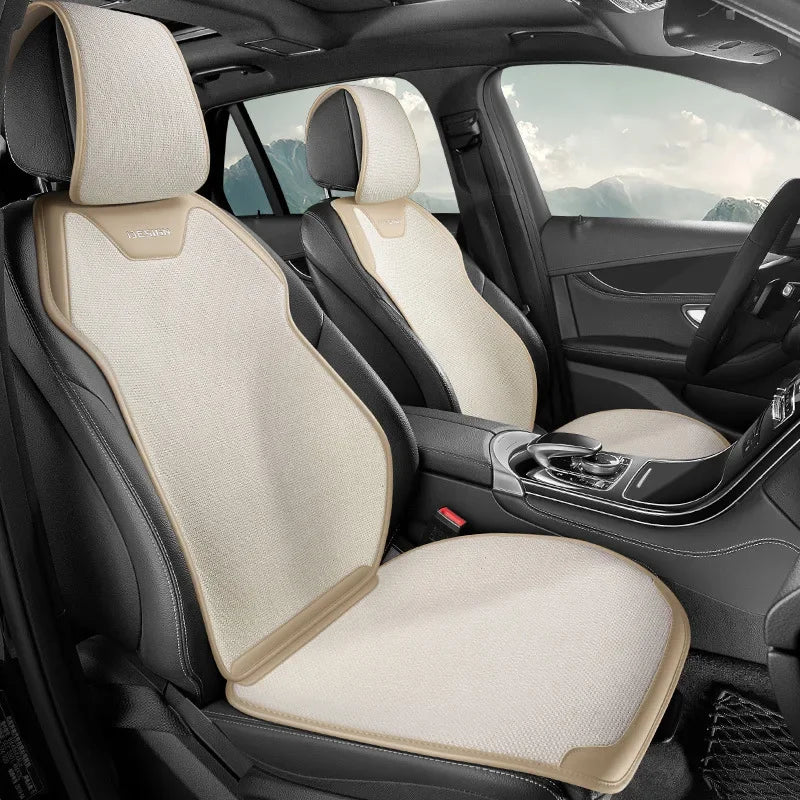 Universal Car Seat Cover Four Season Auto Flax Breathable Anti-Slip Covers for Car Seats Cover Protection Cars Seats