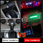 For Volkswagen VW Passat B6 CC polo touran Tiguan mk2 Golf 6 7 Jetta MK5 Sagitar Led Colorful Crystal Handle Gear