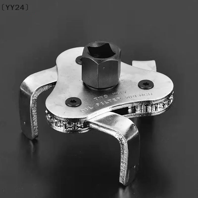 〔YY24〕Oil Filter Wrench Tool For Auto Car Repair Adjustable Two Way Oil Filter Removal Key Auto Car Repairing