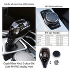 Crystal Gear Shift Lever Knob Set For BMW 5 Series G30 G32 G01 G08 7 Series G11 G12 F10 F20 F30 F32 F25