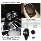 Crystal Gear Shift Lever Knob Set For BMW 5 Series G30 G32 G01 G08 7 Series G11 G12 F10 F20 F30 F32 F25