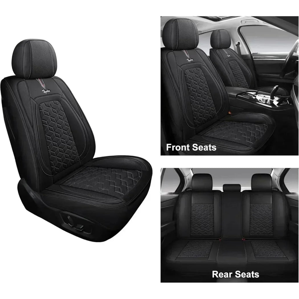 Seat Covers Fit for Ford F150 2009-2024 2025 - F250/F350/F450 2017-2024 2025 Truck Full Set Car Seat Covers