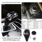 Crystal Gear Shift Lever Knob Set For BMW 5 Series G30 G32 G01 G08 7 Series G11 G12 F10 F20 F30 F32 F25