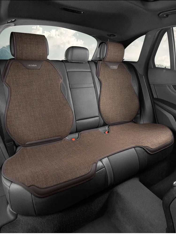 Universal Car Seat Cover Four Season Auto Flax Breathable Anti-Slip Covers for Car Seats Cover Protection Cars Seats