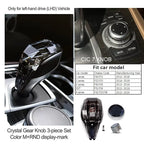 Crystal Gear Shift Lever Knob Set For BMW 5 Series G30 G32 G01 G08 7 Series G11 G12 F10 F20 F30 F32 F25