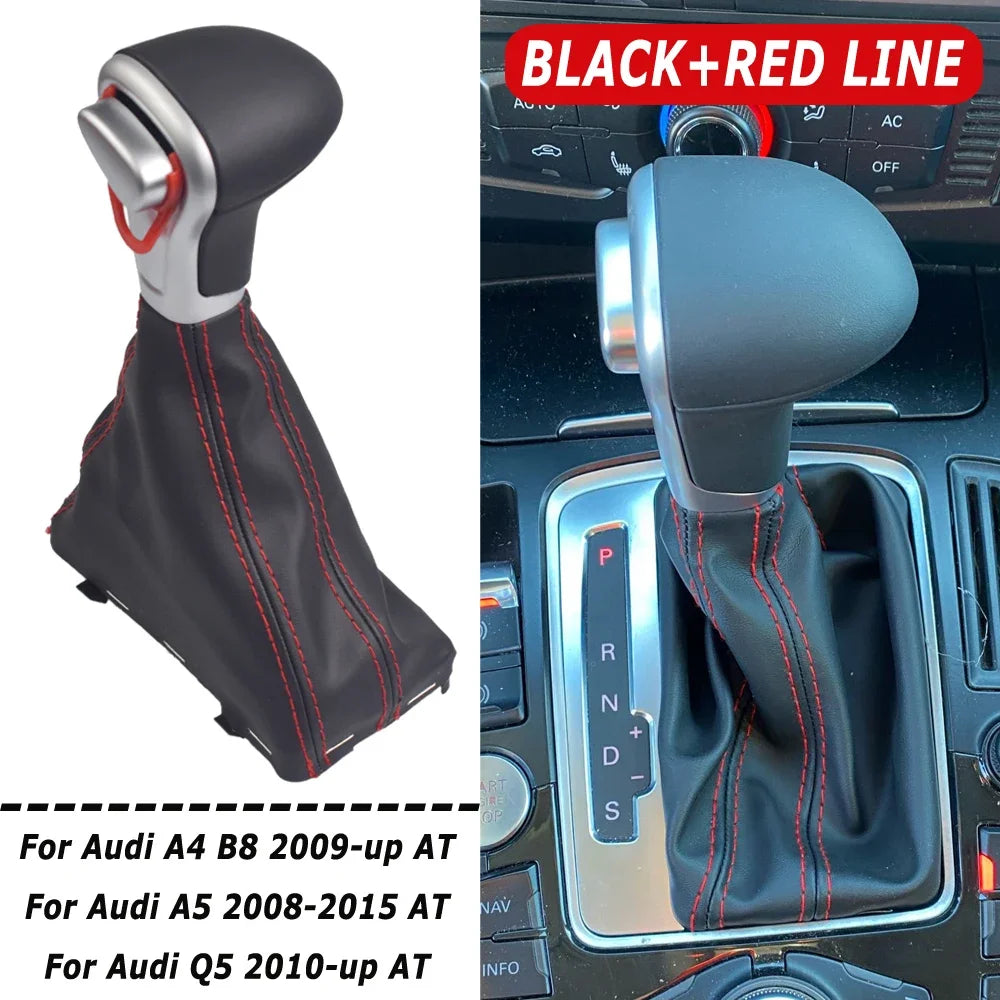 For Audi A4 B8 2009-up/A5 2008-up/Q5 2009-2015/A6 C6 2006-2011/A6L C7 2012-2018 car Leather GEAR