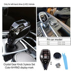 Crystal Gear Shift Lever Knob Set For BMW 5 Series G30 G32 G01 G08 7 Series G11 G12 F10 F20 F30 F32 F25