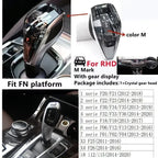 3 Piece Set Crystal Gear Shift Knob Lever Stick Handle for BMW 3 5 6 7 series x3 x5 x6 f30 g15 f01 g20 g05