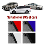 2/3/5M Car Door Anti Collision Strip with Steel Disc Bumper Trim Edge Scratch Protector Strip Sealing Guard