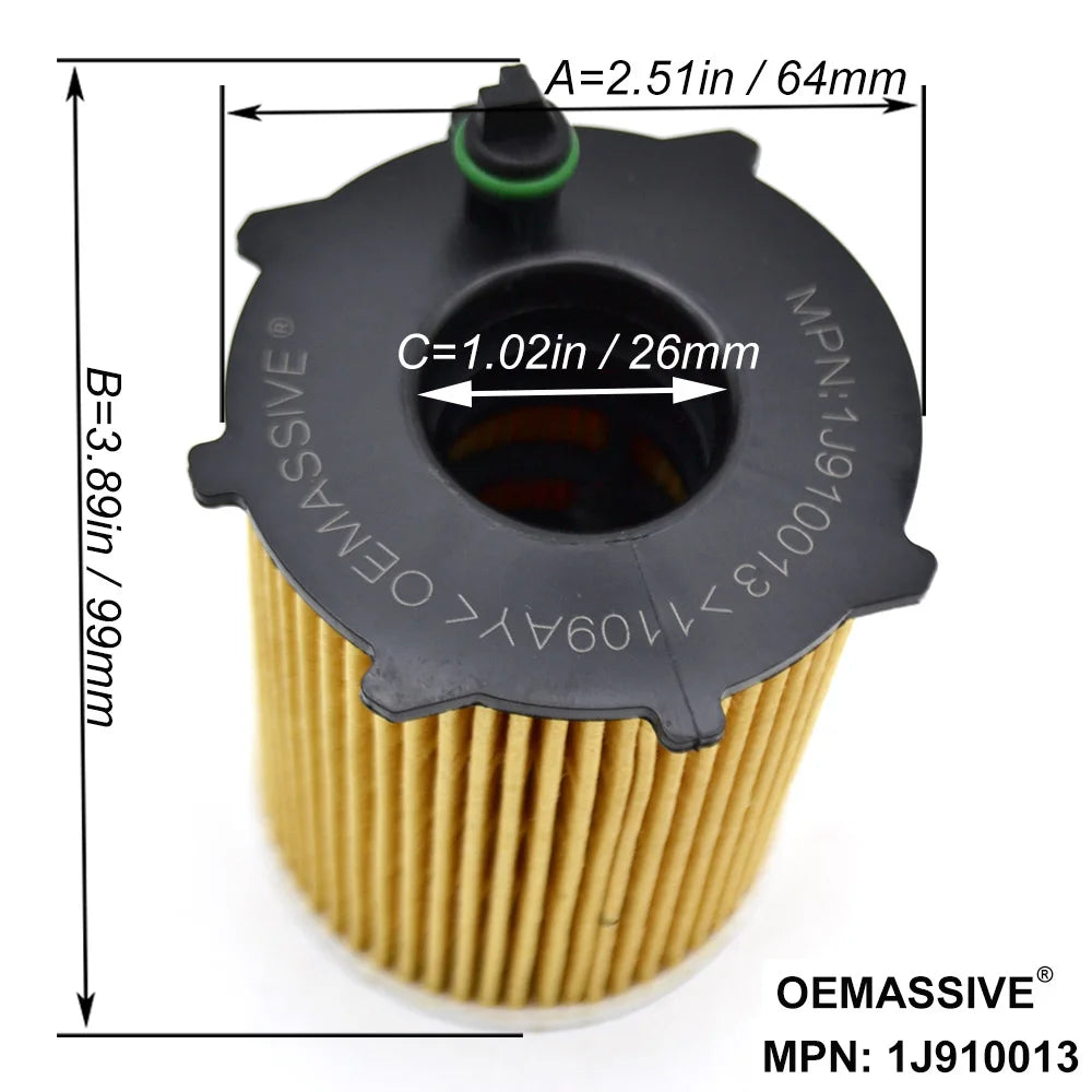 Car Engine Oil Filter 1109AY For Ford B-Max C-Max Fiesta Focus Fusion Galaxy Grand C-Max Mondeo S-Max