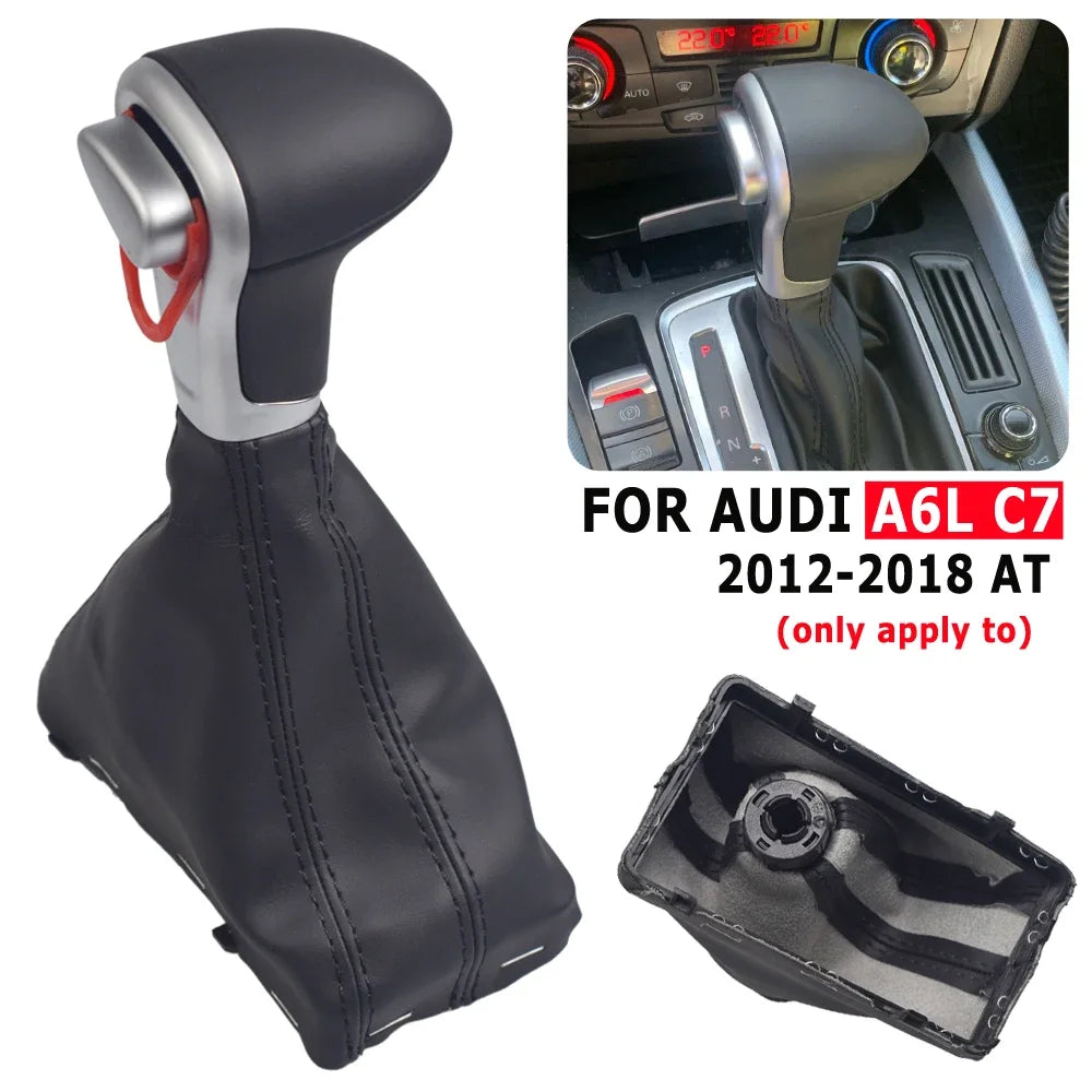 For Audi A4 B8 2009-up/A5 2008-up/Q5 2009-2015/A6 C6 2006-2011/A6L C7 2012-2018 car Leather GEAR