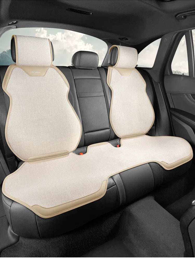 Universal Car Seat Cover Four Season Auto Flax Breathable Anti-Slip Covers for Car Seats Cover Protection Cars Seats