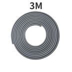2/3/5M Car Door Anti Collision Strip with Steel Disc Bumper Trim Edge Scratch Protector Strip Sealing Guard