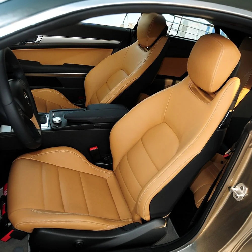For Mercedes Benz E Class Coupe C207 2009 2010 2011 2012 2013 2014 2015 2016 Nappa Leather Custom Car Seat