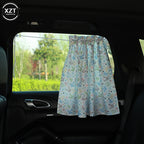 Suction Cup Curtain In The Car Window Sunshade Cover Cartoon Universal Side Window Sunshade UV Protection
