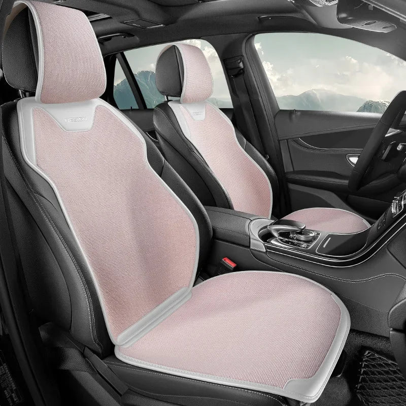 Universal Car Seat Cover Four Season Auto Flax Breathable Anti-Slip Covers for Car Seats Cover Protection Cars Seats