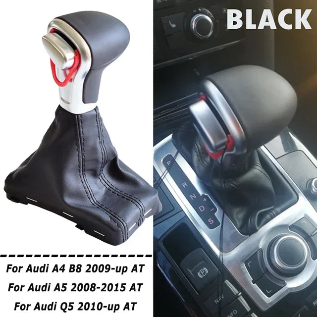 For Audi A4 B8 2009-up/A5 2008-up/Q5 2009-2015/A6 C6 2006-2011/A6L C7 2012-2018 car Leather GEAR