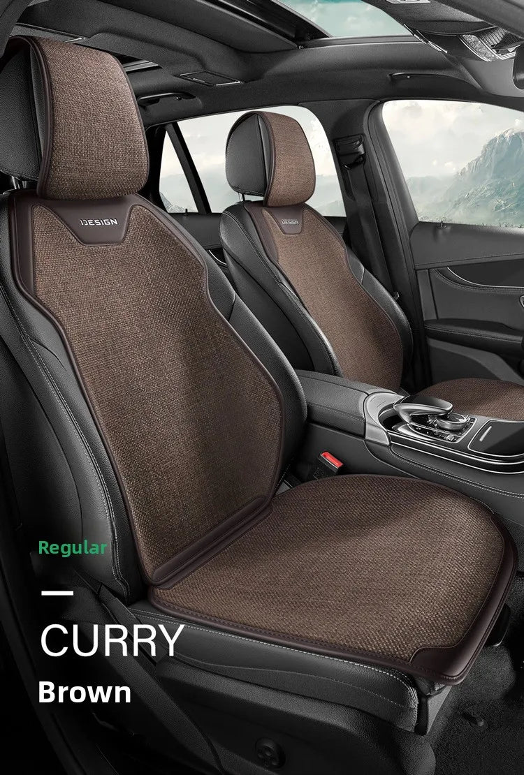 Universal Car Seat Cover Four Season Auto Flax Breathable Anti-Slip Covers for Car Seats Cover Protection Cars Seats
