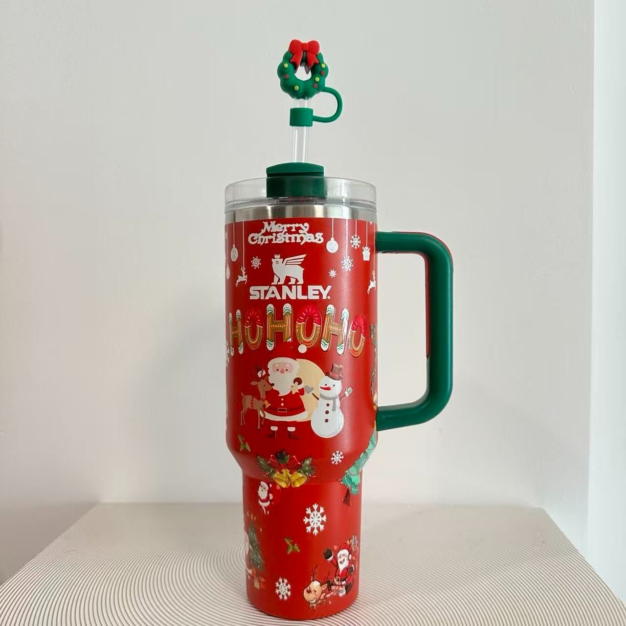 Stanley Quencher H2.0 FlowState Tumbler - Holiday Glow-in-the-Dark (40oz)