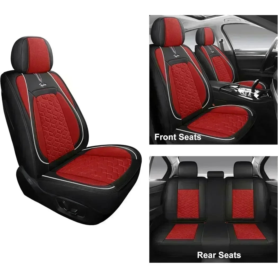 Seat Covers Fit for Ford F150 2009-2024 2025 - F250/F350/F450 2017-2024 2025 Truck Full Set Car Seat Covers