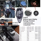 3 Piece Set Crystal Gear Shift Knob Lever Stick Handle for BMW 3 5 6 7 series x3 x5 x6 f30 g15 f01 g20 g05