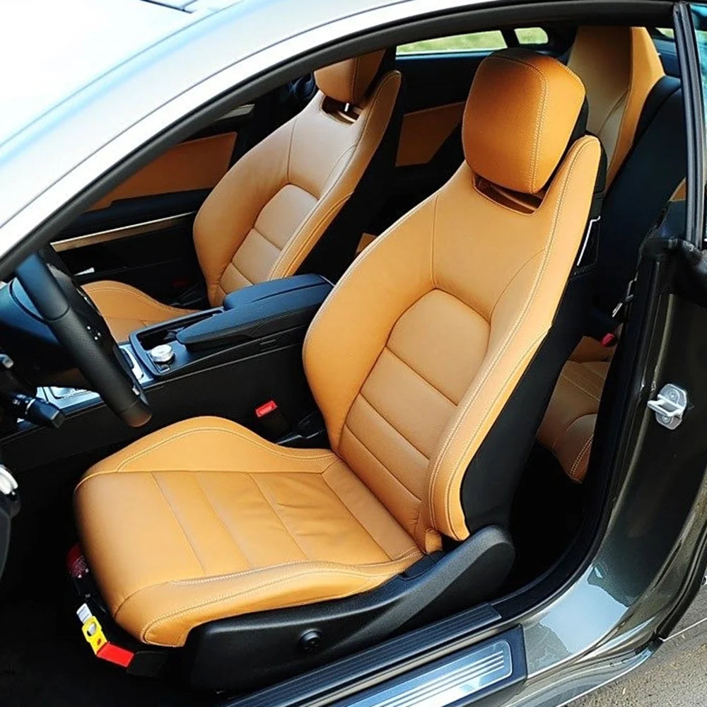 For Mercedes Benz E Class Coupe C207 2009 2010 2011 2012 2013 2014 2015 2016 Nappa Leather Custom Car Seat