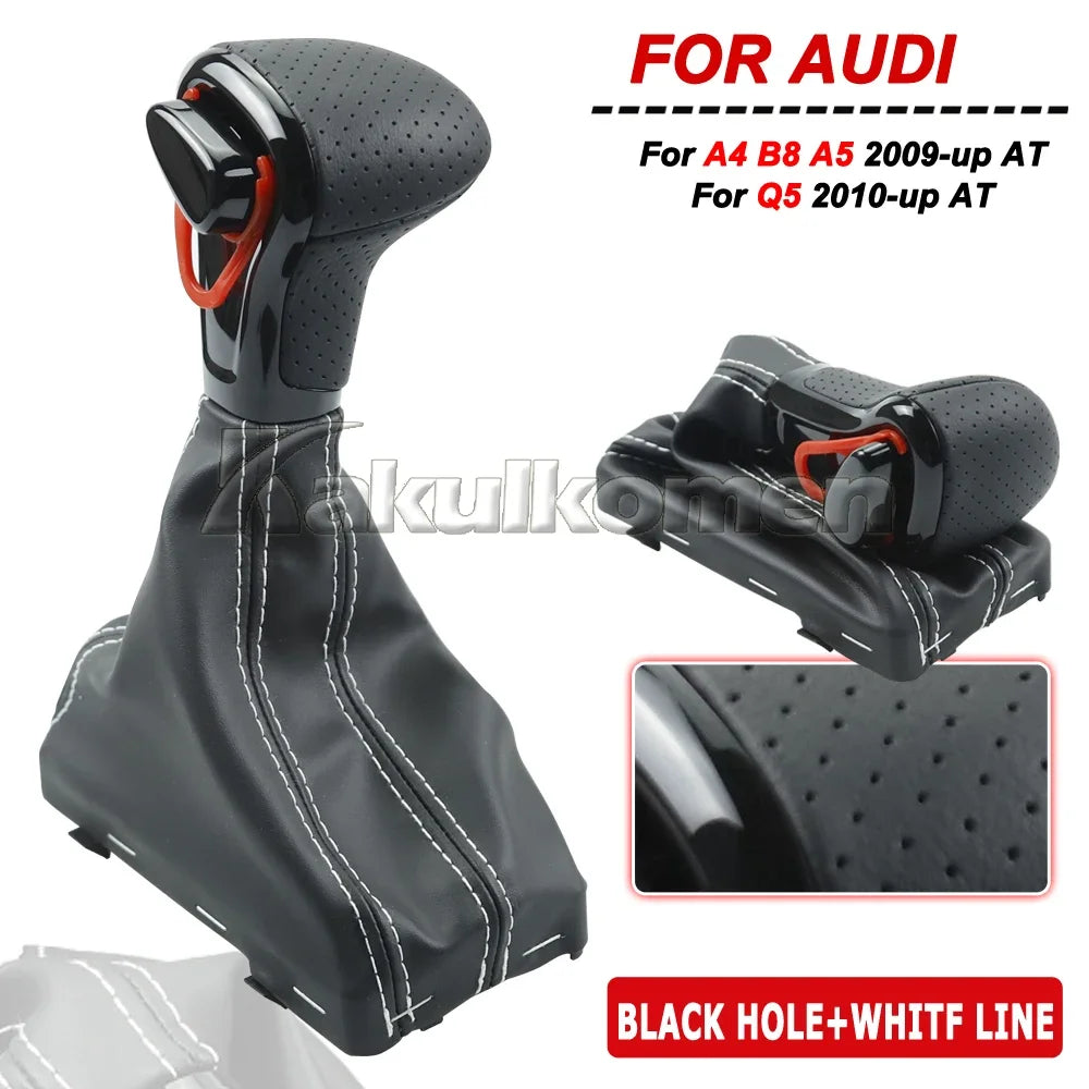 For Audi A4 B8 2009-up/A5 2008-up/Q5 2009-2015/A6 C6 2006-2011/A6L C7 2012-2018 car Leather GEAR