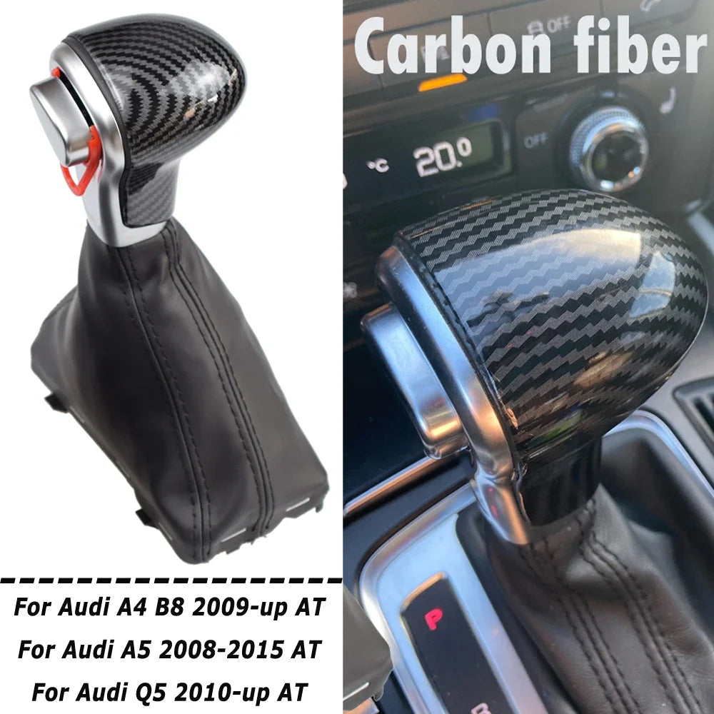 For Audi A4 B8 2009-up/A5 2008-up/Q5 2009-2015/A6 C6 2006-2011/A6L C7 2012-2018 car Leather GEAR