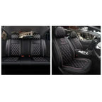 For Huidasource Dodge Ram Seat Covers, Front & Rear Pickup Truck Leather Seat Cover Fit for 2009-2018 1500