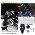 Crystal Gear Shift Lever Knob Set For BMW 5 Series G30 G32 G01 G08 7 Series G11 G12 F10 F20 F30 F32 F25