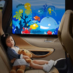 2023 Summer Universal Car Sun Shade Cover UV Protect Curtain Side Window Sunshade Cover for Baby Kids