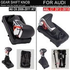 For Audi A4 B8 2009-up/A5 2008-up/Q5 2009-2015/A6 C6 2006-2011/A6L C7 2012-2018 car Leather GEAR