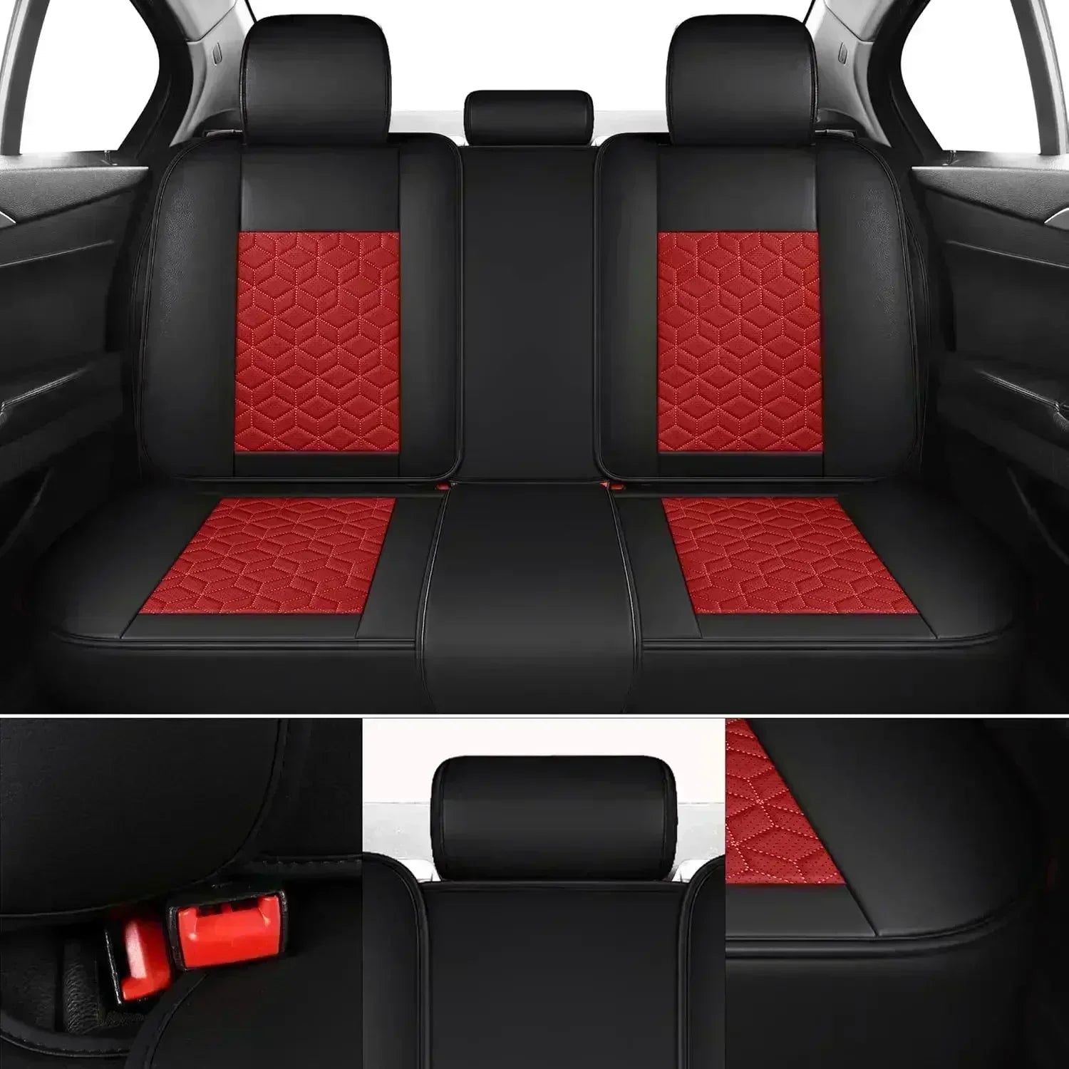 Seat Covers Fit for Ford F150 2009-2024 2025 - F250/F350/F450 2017-2024 2025 Truck Full Set Car Seat Covers
