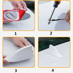 Car Radio Shark Fin Car Shark Antenna Radio FM Signal Design For All Automobiles Aerials Auto Exterior