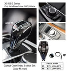 Crystal Gear Shift Lever Knob Set For BMW 5 Series G30 G32 G01 G08 7 Series G11 G12 F10 F20 F30 F32 F25