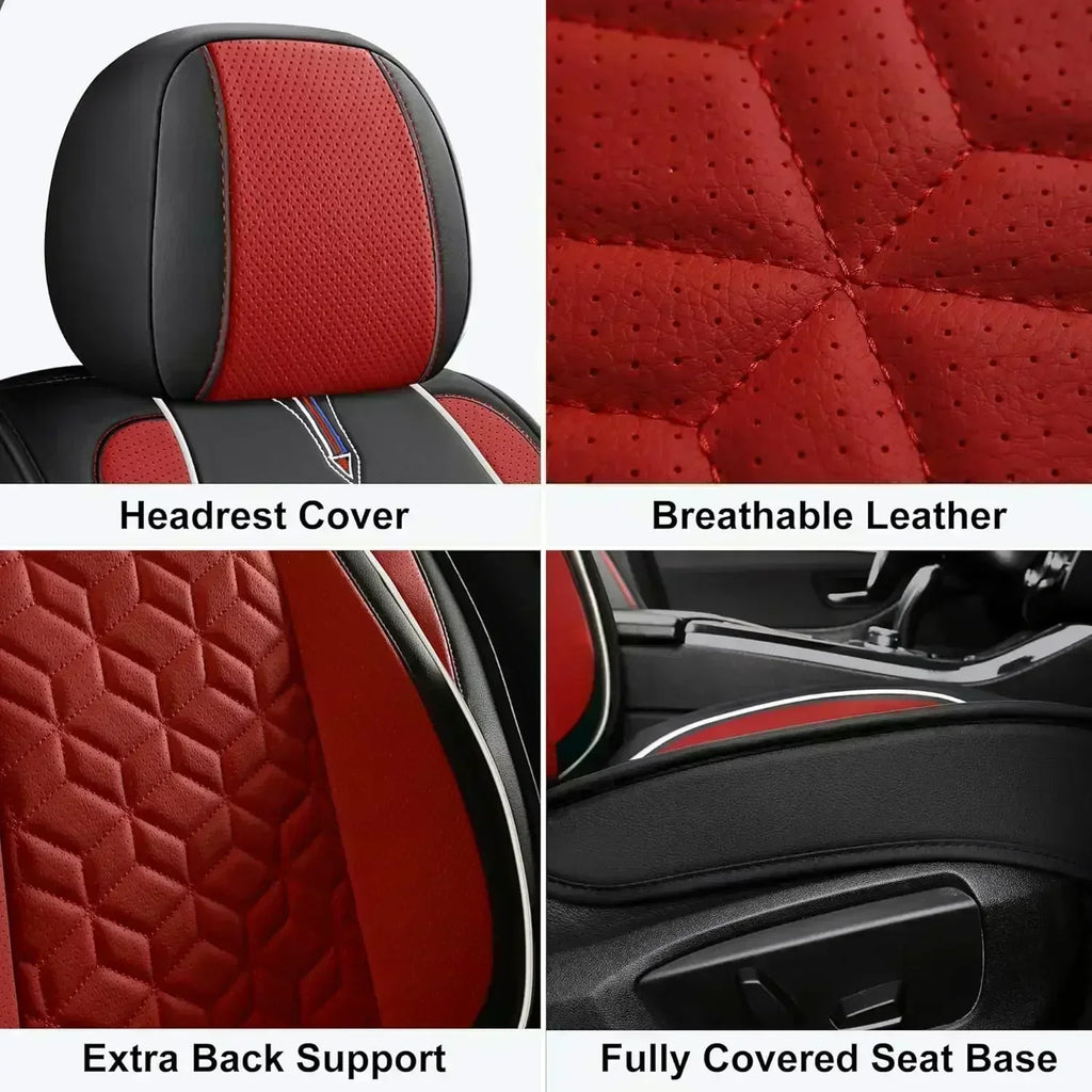 Seat Covers Fit for Ford F150 2009-2024 2025 - F250/F350/F450 2017-2024 2025 Truck Full Set Car Seat Covers