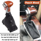 For Audi A4 B8 2009-up/A5 2008-up/Q5 2009-2015/A6 C6 2006-2011/A6L C7 2012-2018 car Leather GEAR