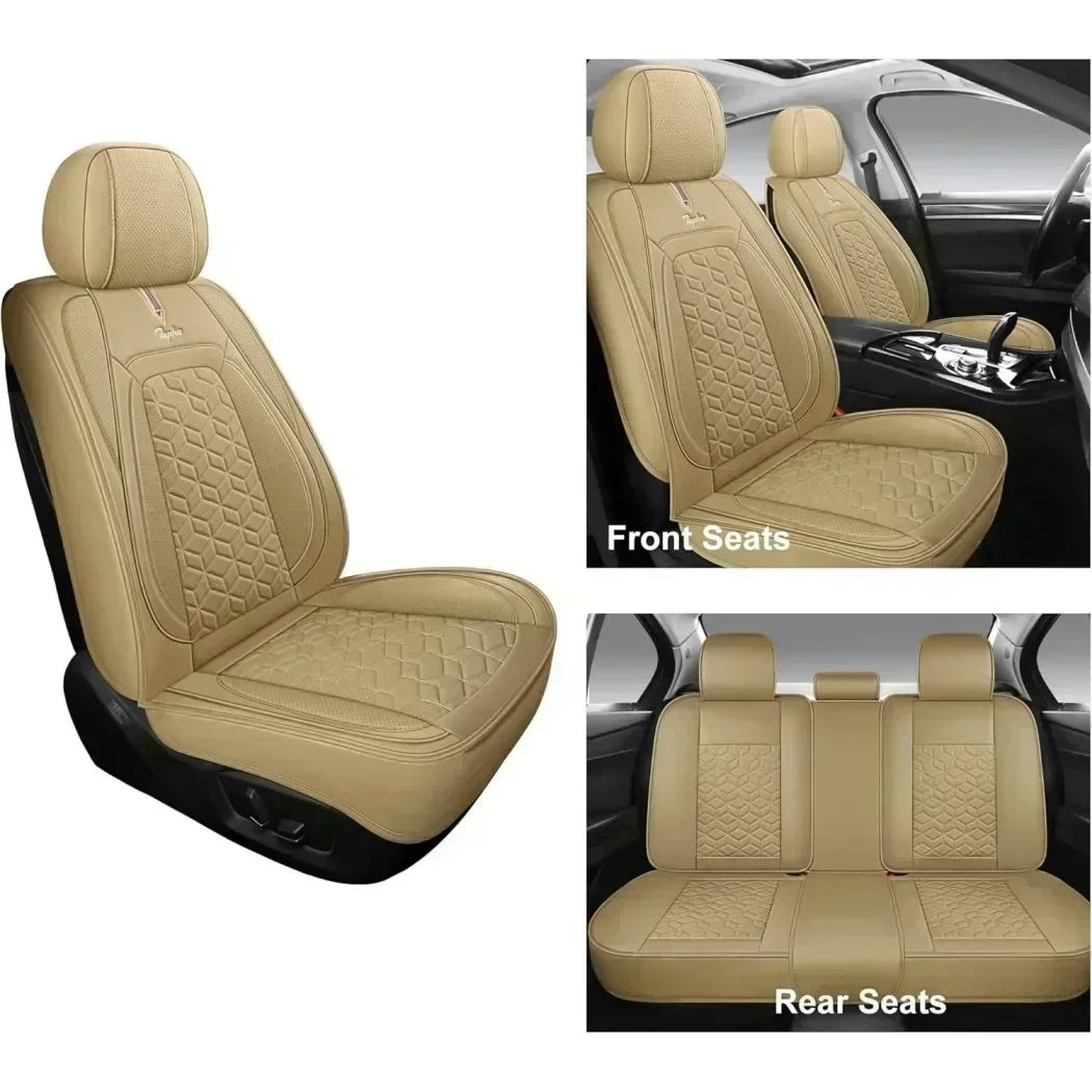 Seat Covers Fit for Ford F150 2009-2024 2025 - F250/F350/F450 2017-2024 2025 Truck Full Set Car Seat Covers