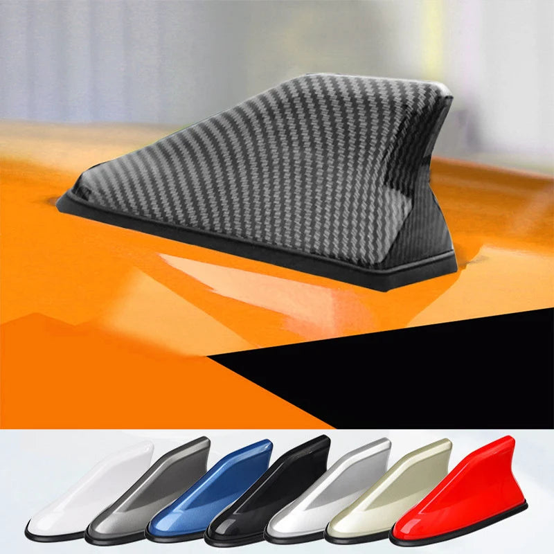 Car Radio Shark Fin Car Shark Antenna Radio FM Signal Design For All Automobiles Aerials Auto Exterior
