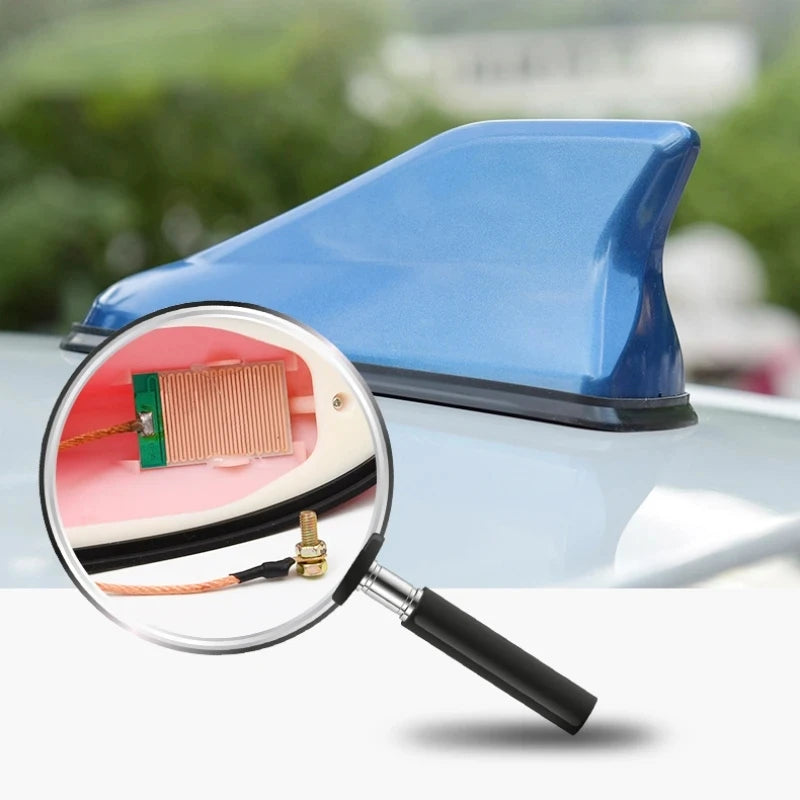 Car Radio Shark Fin Car Shark Antenna Radio FM Signal Design For All Automobiles Aerials Auto Exterior