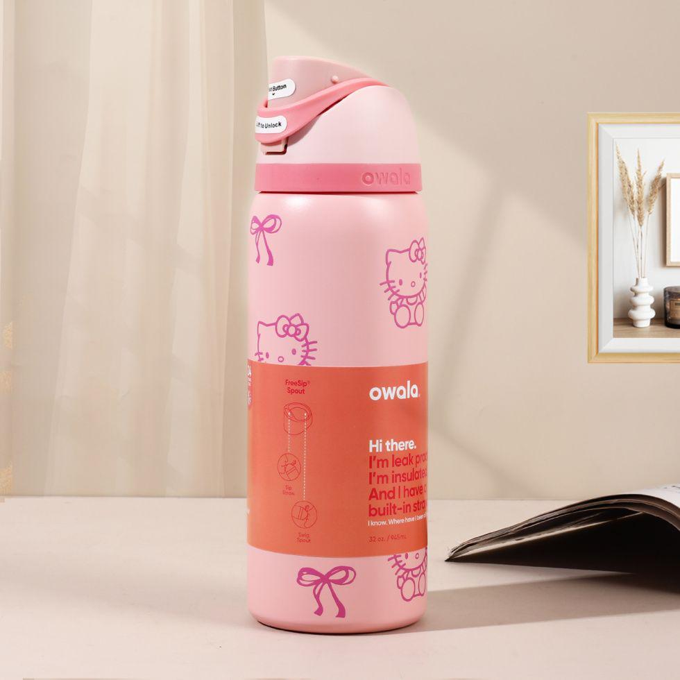 Owala FreeSip Insulated Bottle - Hello Kitty Collaboration (32oz)