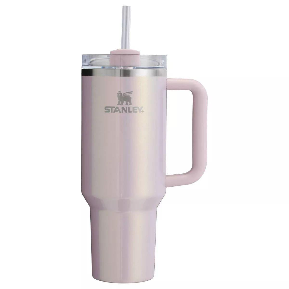 Stanley Quencher H2.0 FlowState Tumbler - Pink Shimmer (40oz)