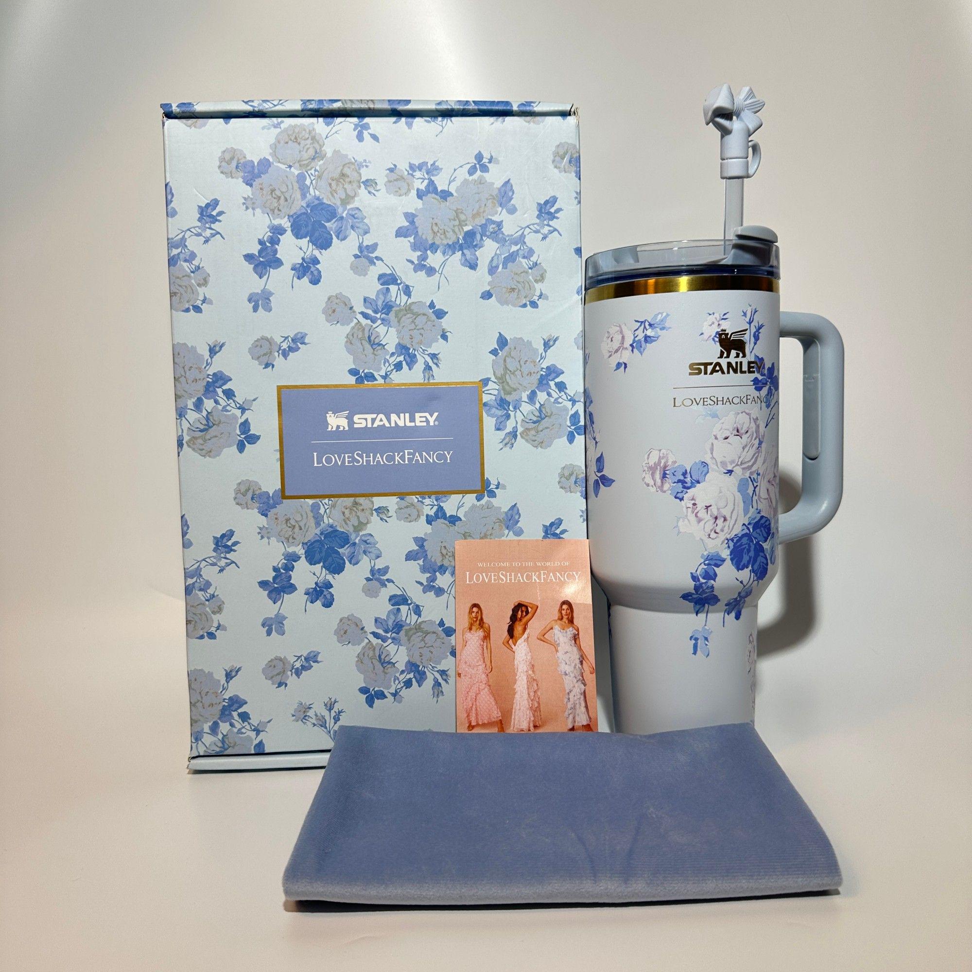 Stanley x LoveShackFancy Quencher H2.0 FlowState Tumbler - Happy Thoughts (40oz)