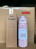 Owala FreeSip Insulated Bottle - Tied & True Bows Print (32oz)